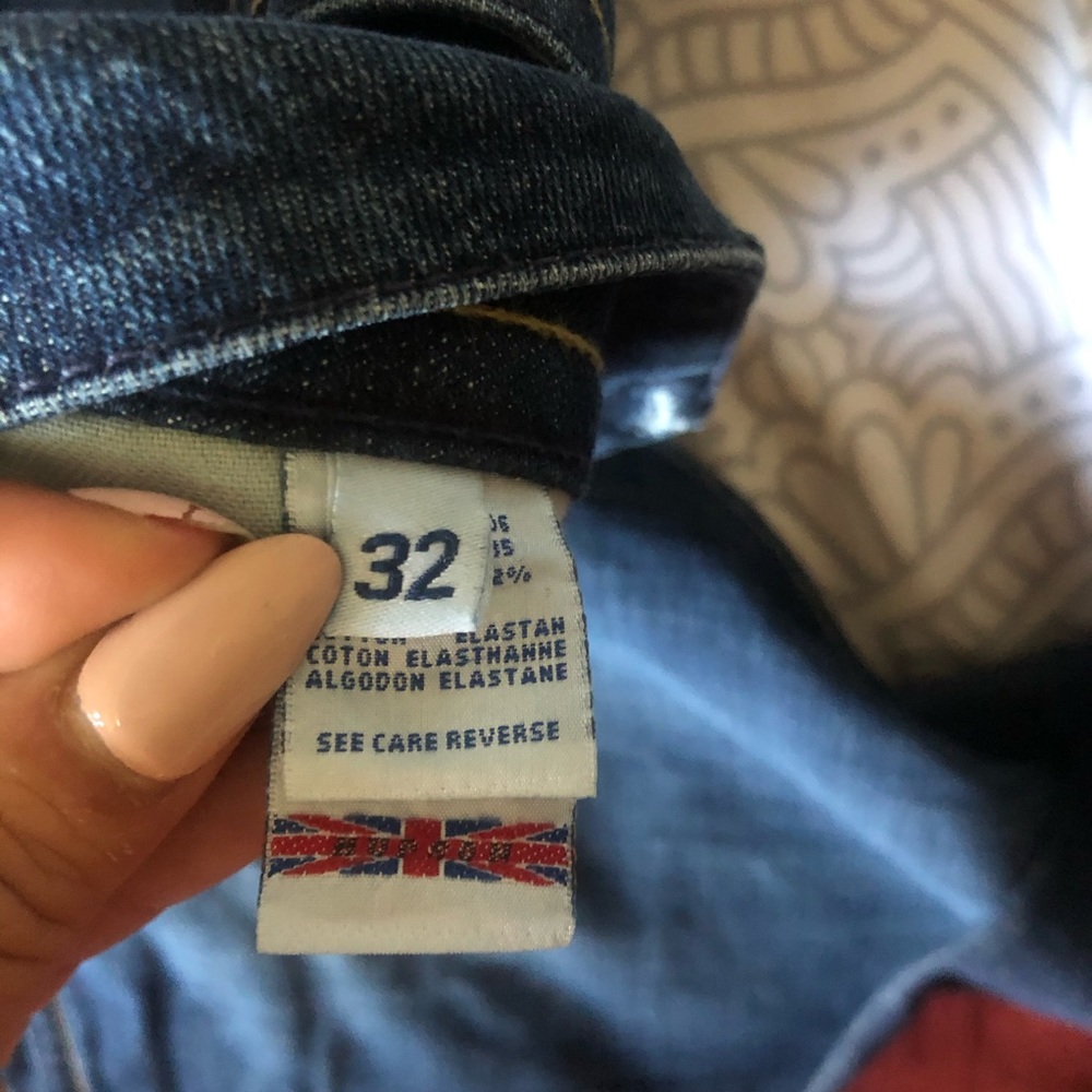 Hudson Mid-Rise Baby Bootcut Jean size 32 dark wash - Picture 8 of 14
